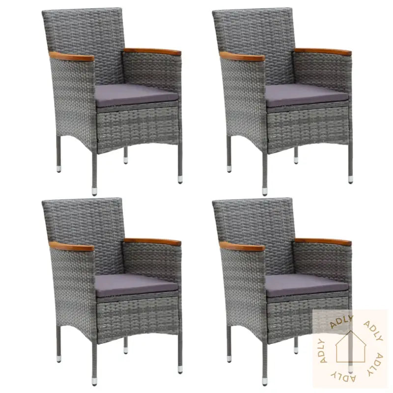 Utendørs Spisestue 7 Deler Grå