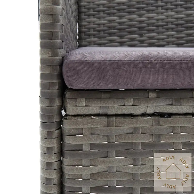 Utendørs Spisestue 7 Deler Grå