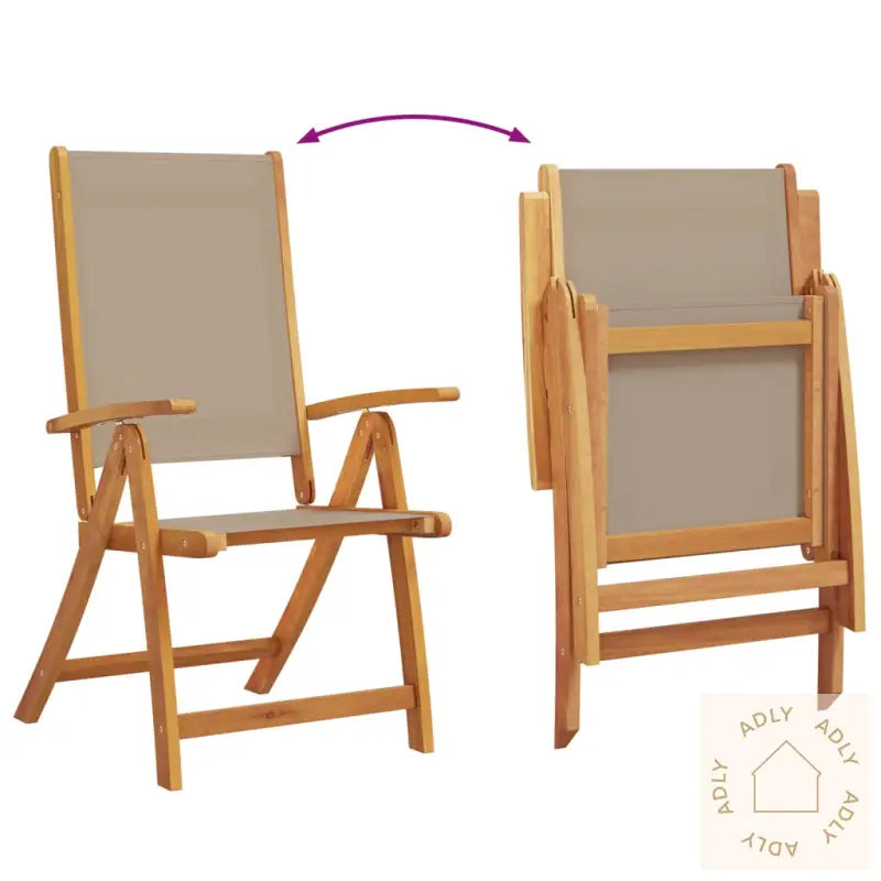 Hagespisegruppe 7 Deler Heltre Akasie Og Textilene