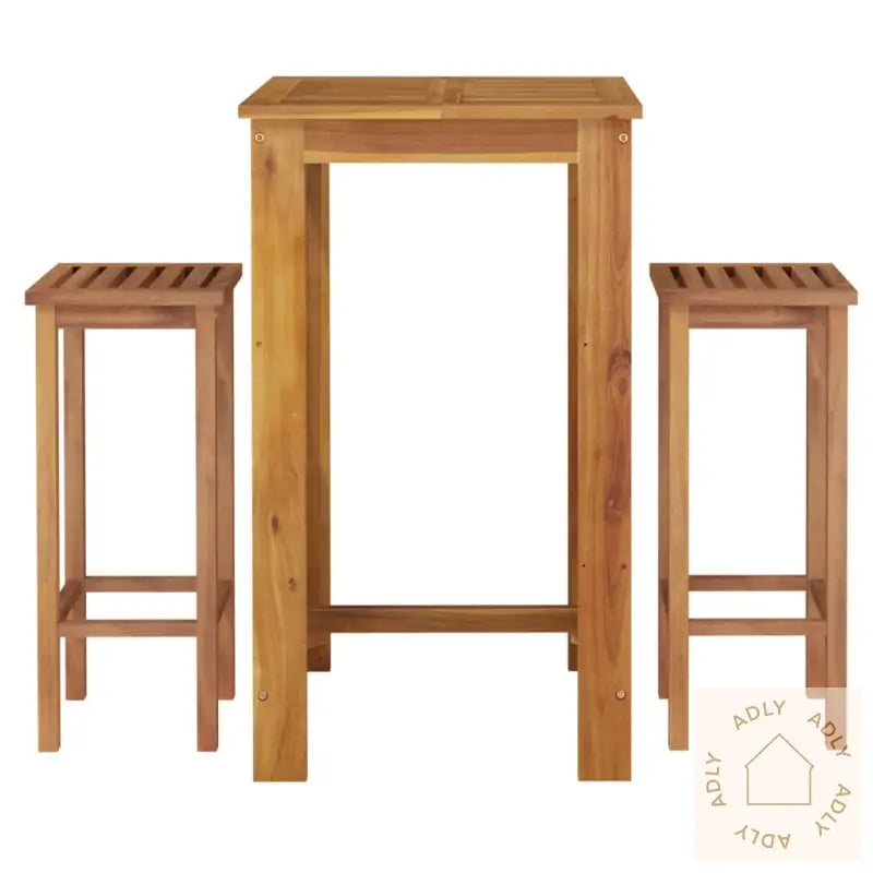 Hagebarsett 3 Deler Heltre Akasie