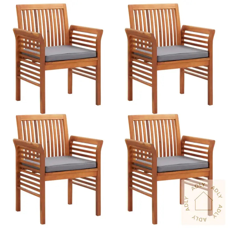 Utendørs Spisestue Med Puter 5 Deler Heltre Akasie