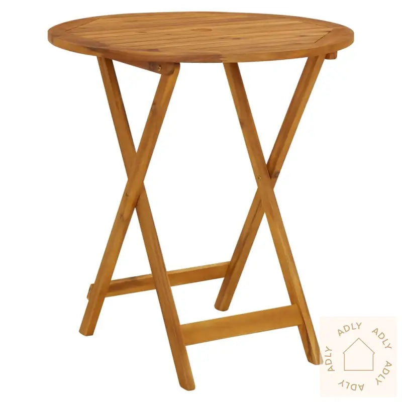 Bistrosett 3 Deler Bladmønster Stoff Og Heltre