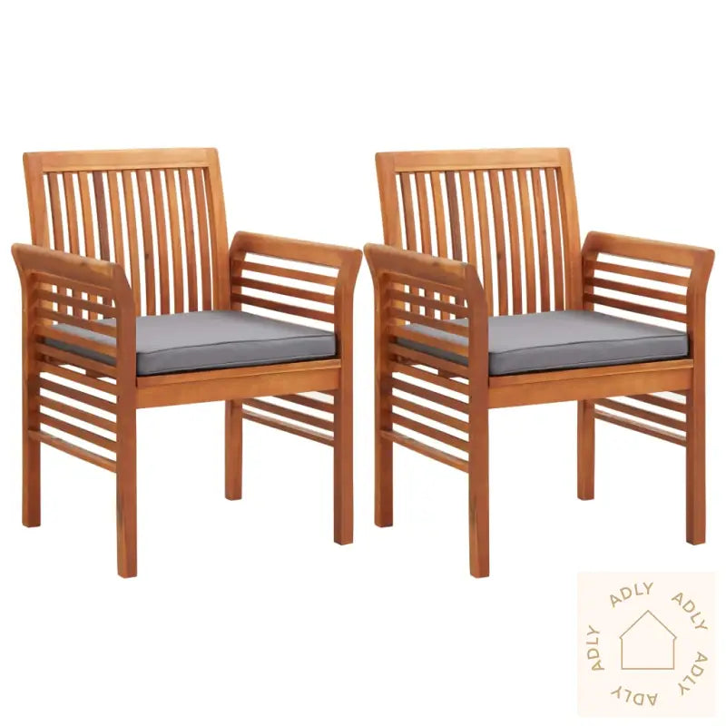 Utendørs Spisestue Med Puter 3 Deler Heltre Akasie