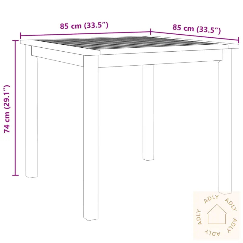 Hagespisegruppe 5 Deler Heltre Akasie