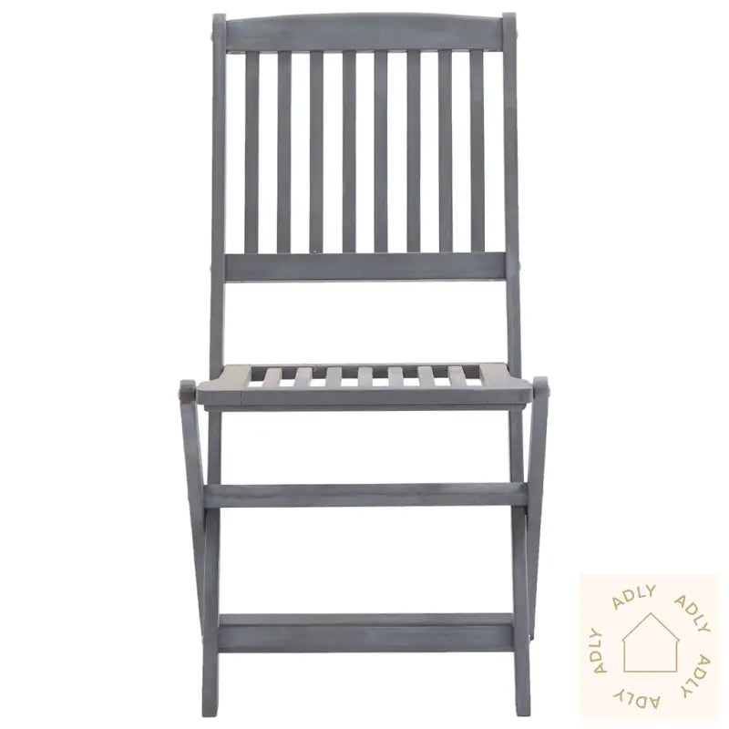 Utendørs Spisestue 7 Deler Heltre Akasie Grå