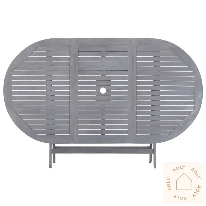 Utendørs Spisestue 7 Deler Heltre Akasie Grå