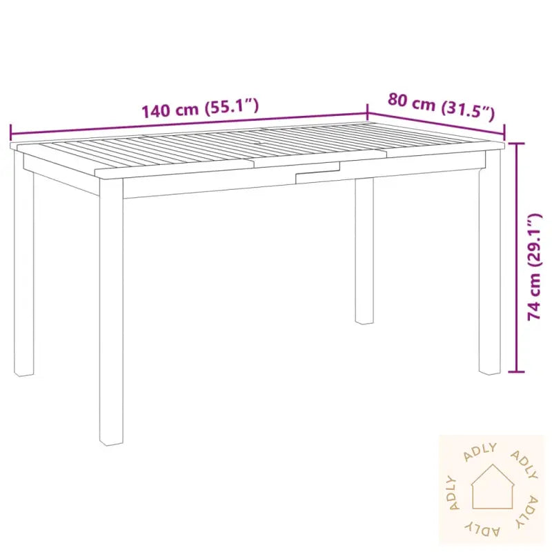 Hagespisegruppe 5 Deler Heltre Akasie