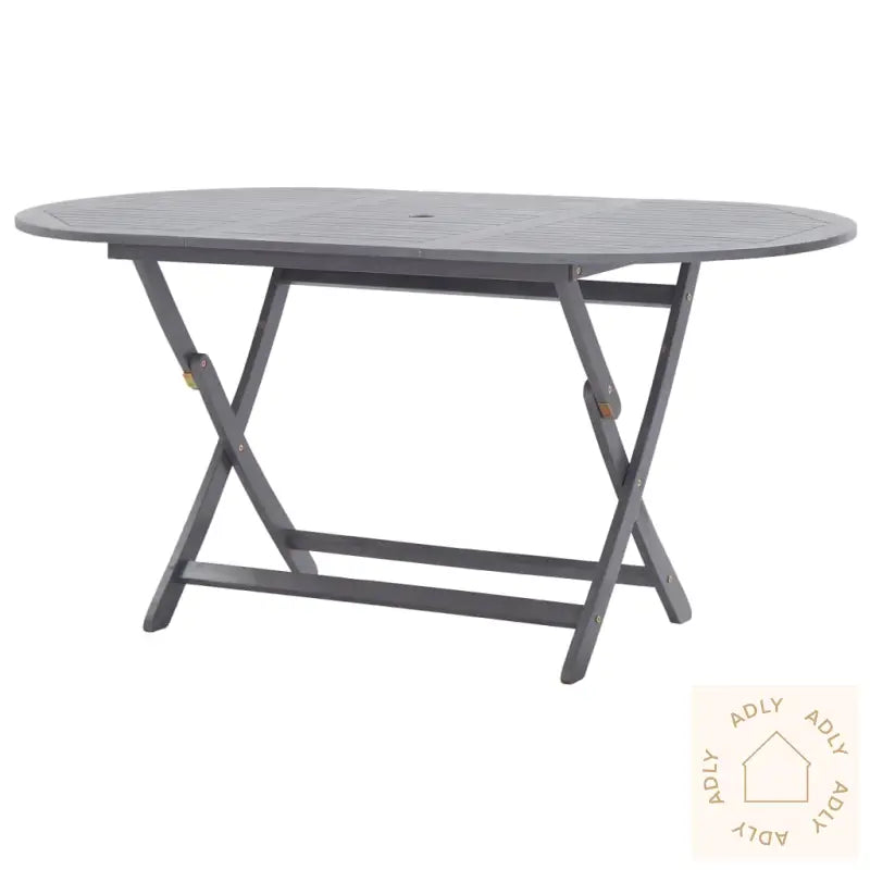 Utendørs Spisestue 9 Deler Heltre Akasie Grå