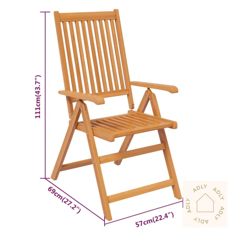 Utendørs Spisestue 7 Deler Heltre Akasie