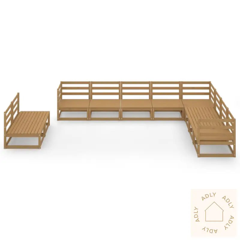 Hagesofagruppe 10 Deler Honningbrun Heltre Furu