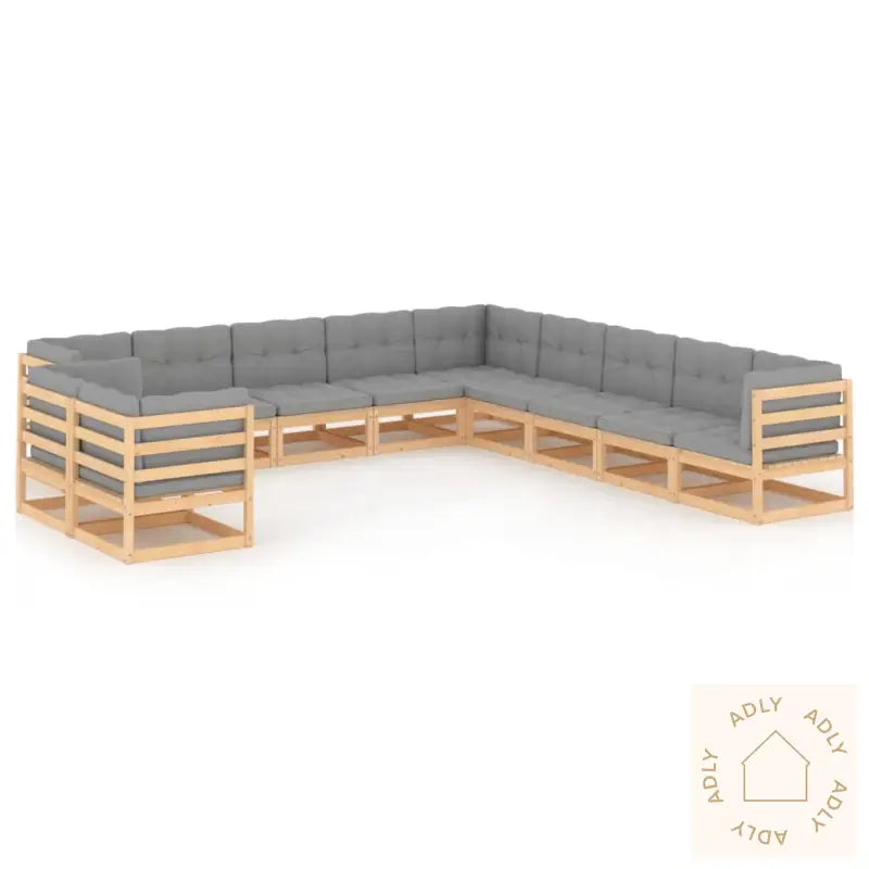 Hagesofagruppe Med Puter 11 Deler Heltre Furu