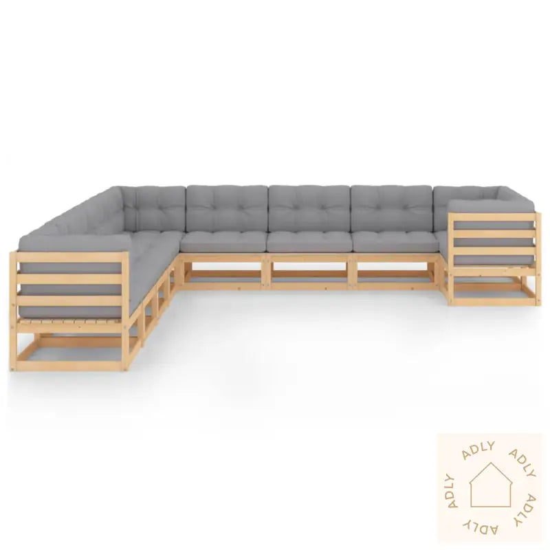 Hagesofagruppe Med Puter 10 Deler Heltre Furu