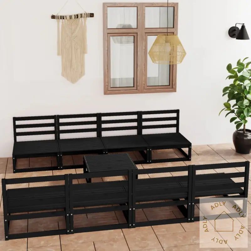 Hagesofagruppe 9 Deler Svart Heltre Furu