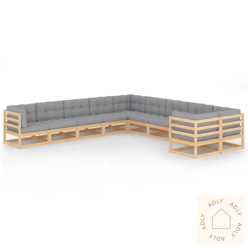 Hagesofagruppe Med Puter 10 Deler Heltre Furu