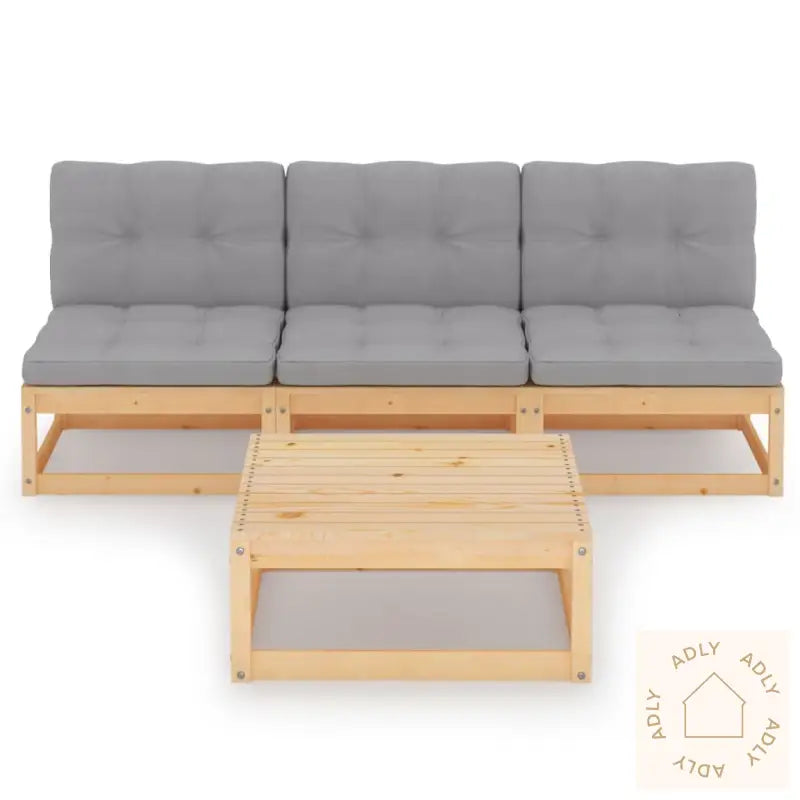 Hagesofagruppe Med Puter 4 Deler Heltre Furu