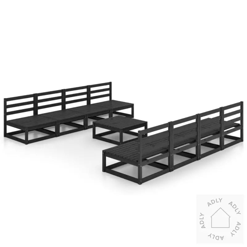 Hagesofagruppe 9 Deler Svart Heltre Furu