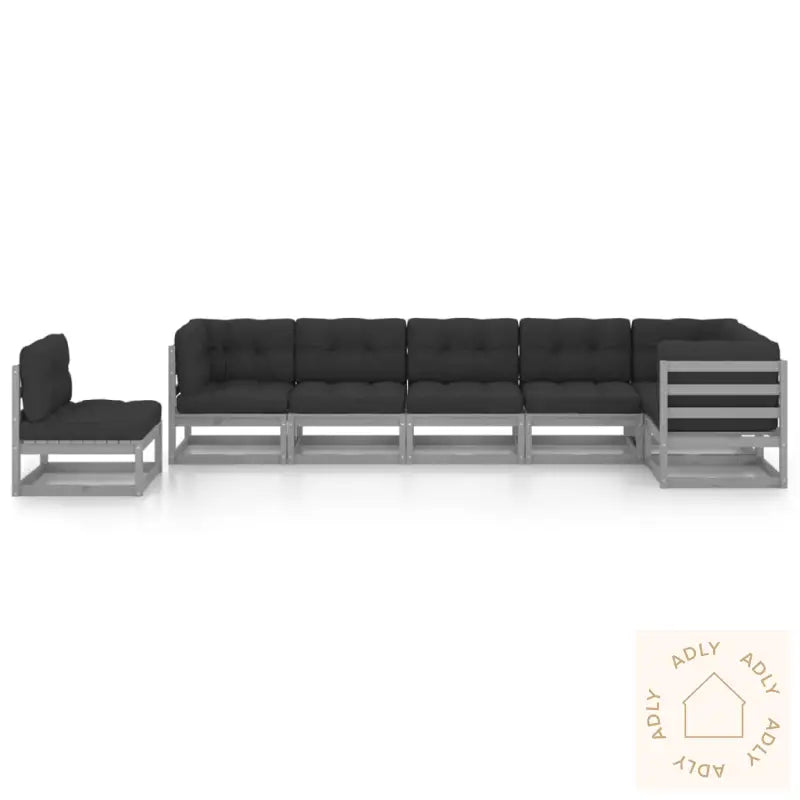 Hagesofagruppe Med Puter 7 Deler Heltre Furu