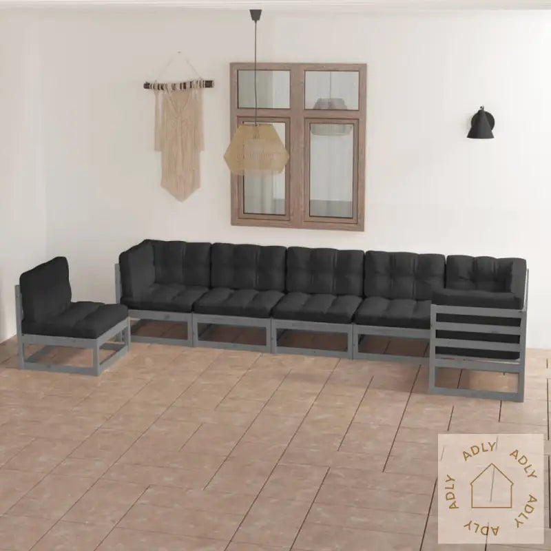 Hagesofagruppe Med Puter 7 Deler Heltre Furu