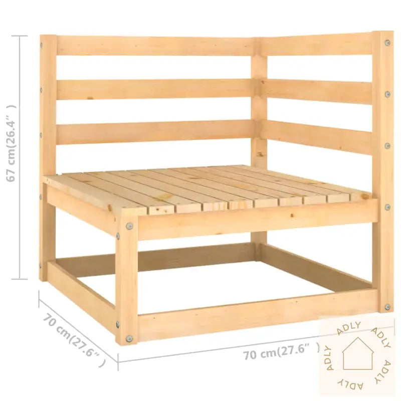Hagesofagruppe Med Puter 8 Deler Heltre Furu
