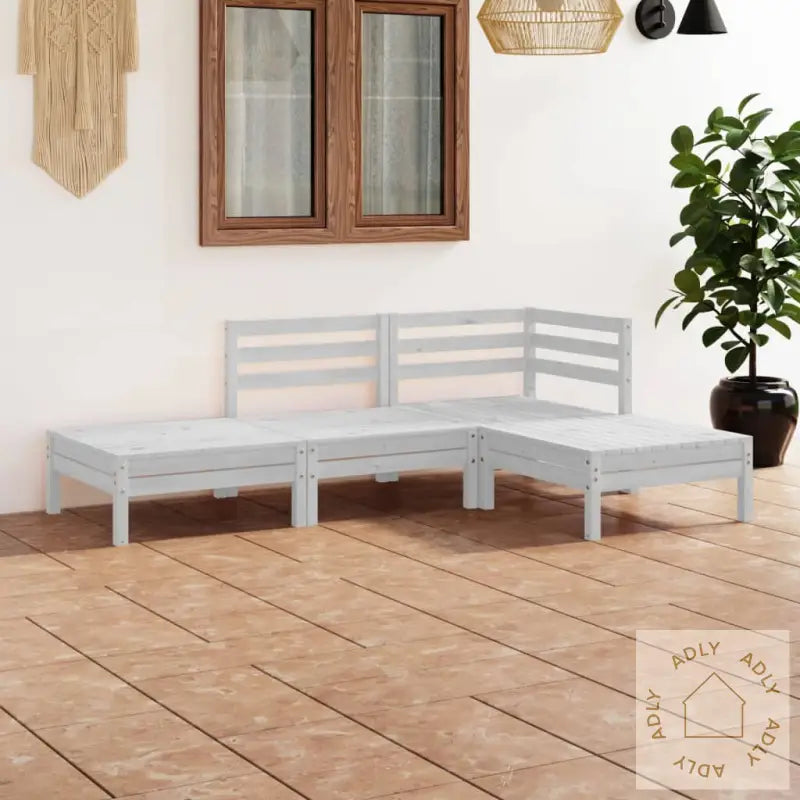 Hagesofagruppe 4 Deler Hvit Heltre Furu