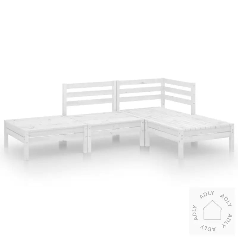 Hagesofagruppe 4 Deler Hvit Heltre Furu