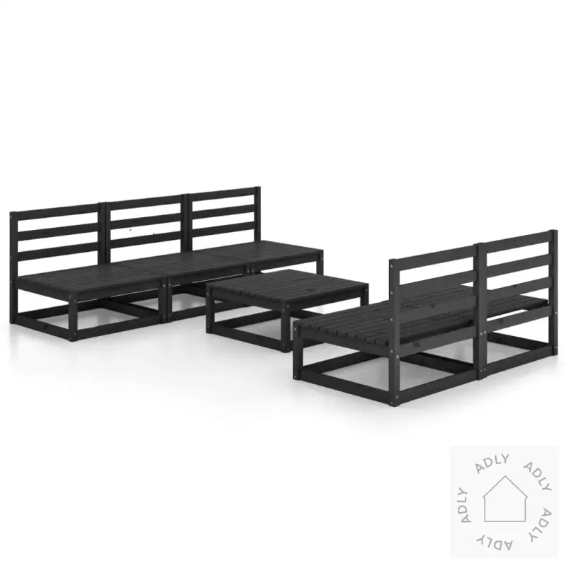 Hagesofagruppe 6 Deler Svart Heltre Furu