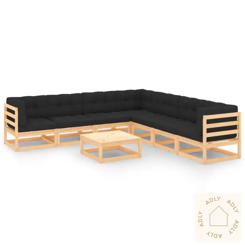 Hagesofagruppe Med Puter 8 Deler Heltre Furu