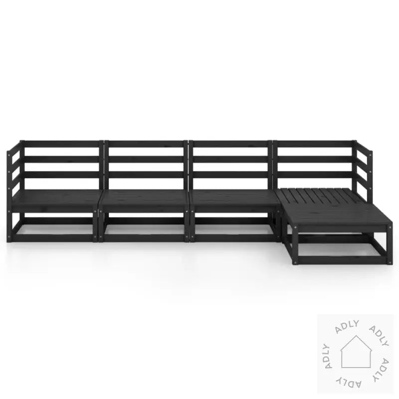 Hagesofagruppe 5 Deler Svart Heltre Furu