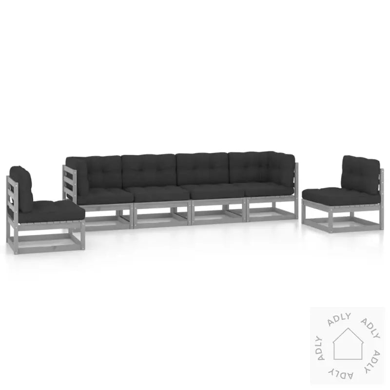Hagesofagruppe Med Puter 6 Deler Heltre Furu