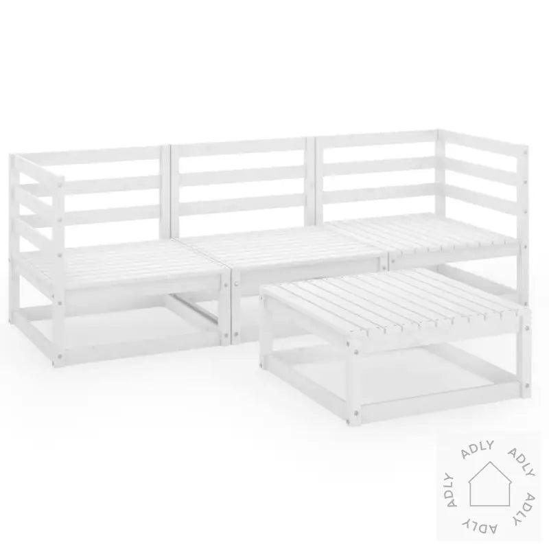 Hagesofagruppe 4 Deler Hvit Heltre Furu