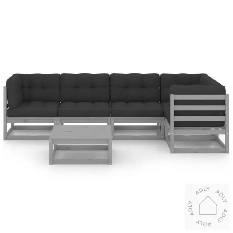 Hagesofagruppe Med Puter 6 Deler Heltre Furu