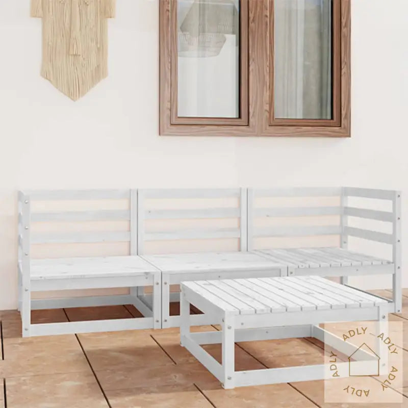 Hagesofagruppe 4 Deler Hvit Heltre Furu