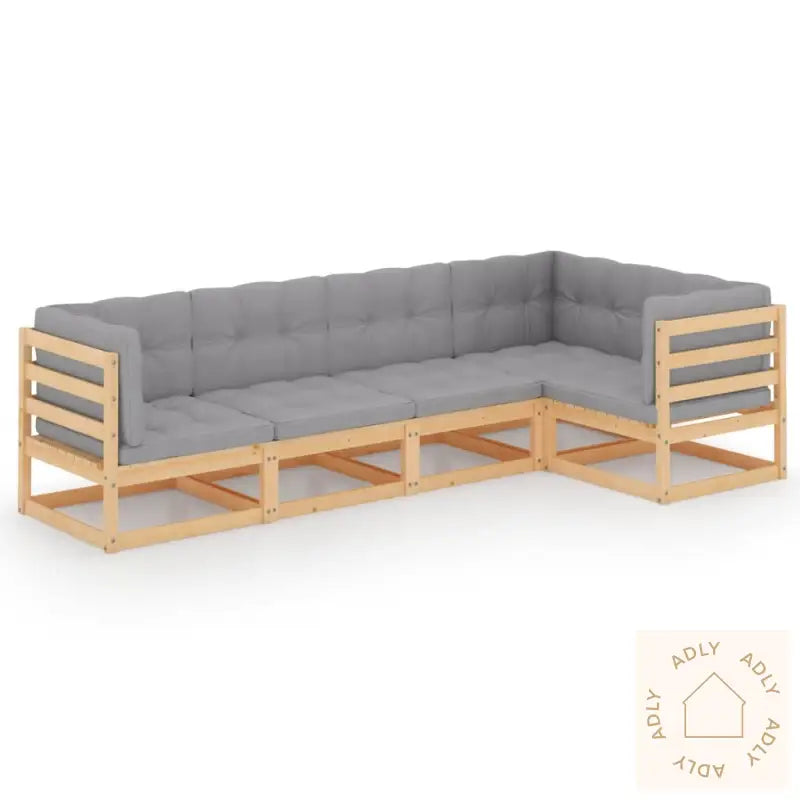 Hagesofagruppe Med Puter 5 Deler Heltre Furu