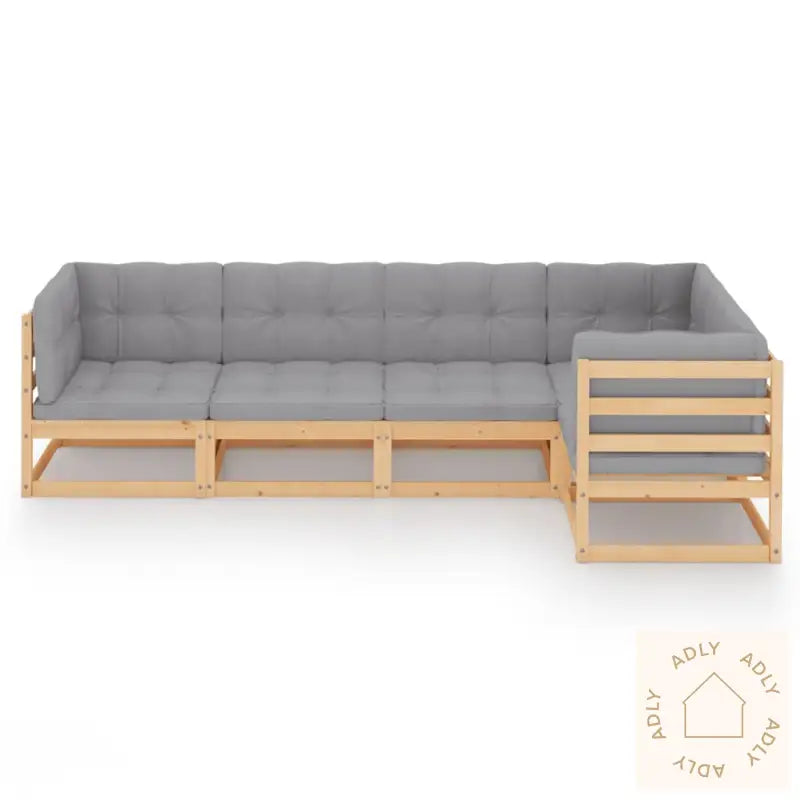 Hagesofagruppe Med Puter 5 Deler Heltre Furu