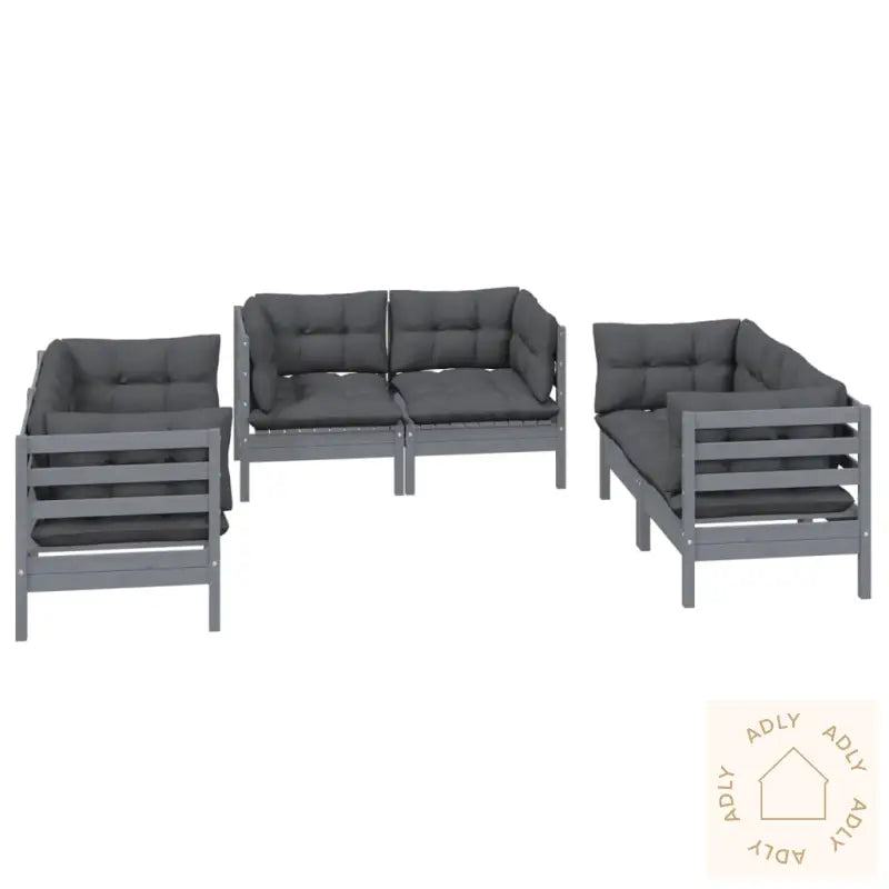 Hagesofagruppe Med Puter 6 Deler Heltre Furu