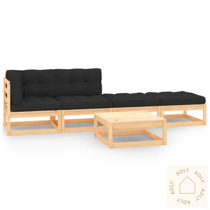 Hagesofagruppe Med Puter 5 Deler Heltre Furu