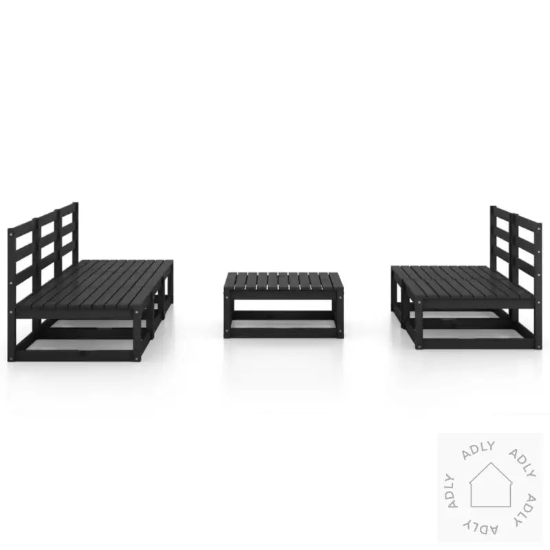 Hagesofagruppe 6 Deler Svart Heltre Furu