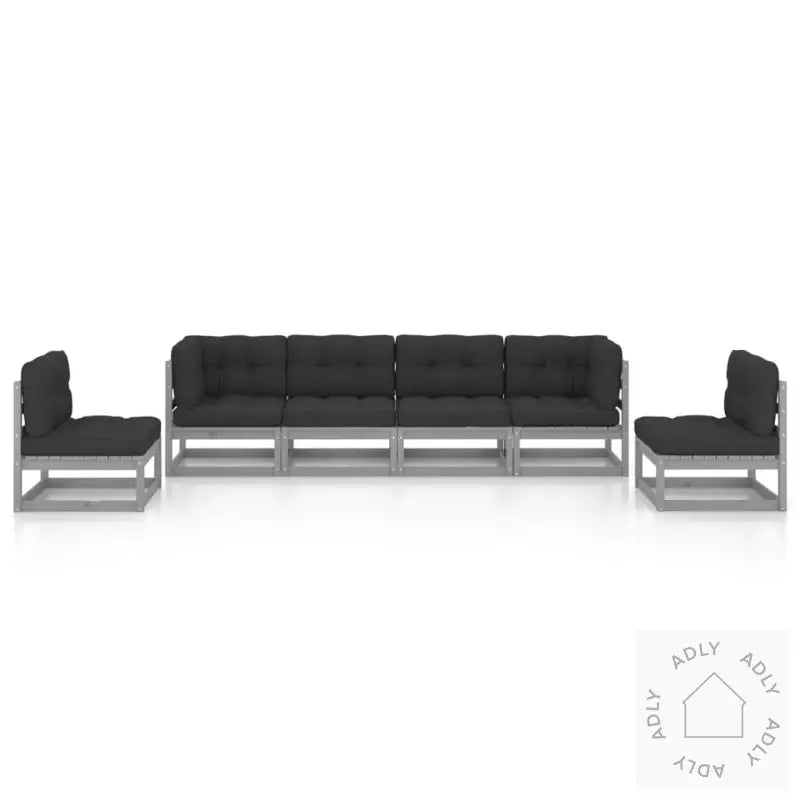 Hagesofagruppe Med Puter 6 Deler Heltre Furu