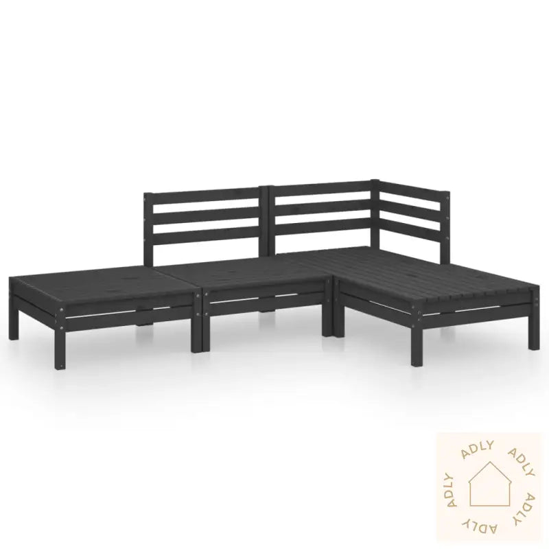 Hagesofagruppe 4 Deler Svart Heltre Furu