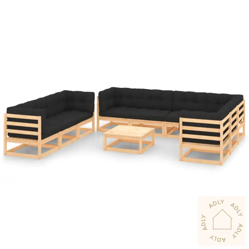 Hagesofagruppe Med Puter 10 Deler Heltre Furu