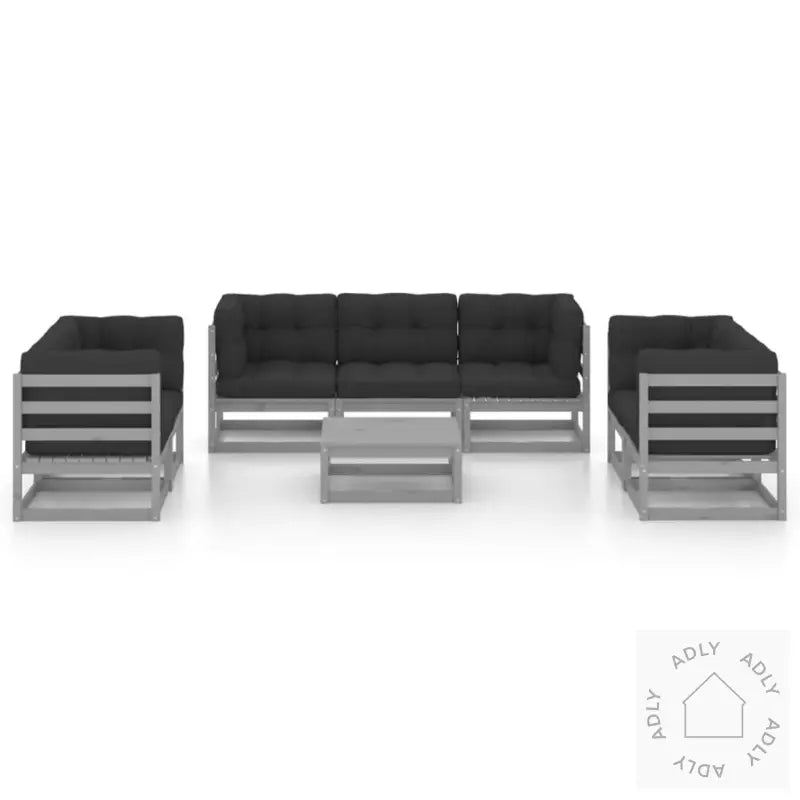 Hagesofagruppe Med Puter 8 Deler Heltre Furu