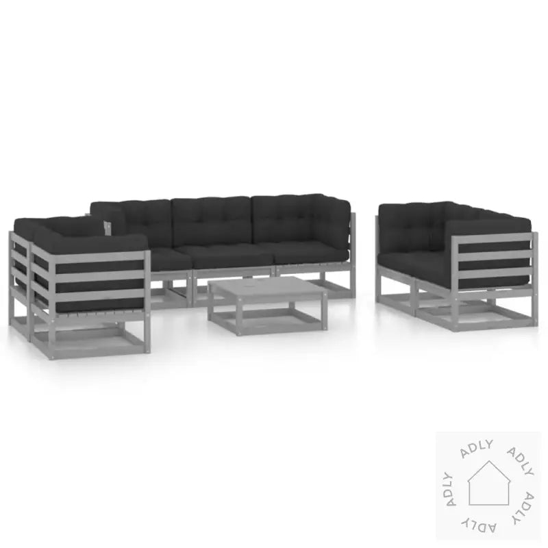 Hagesofagruppe Med Puter 8 Deler Heltre Furu
