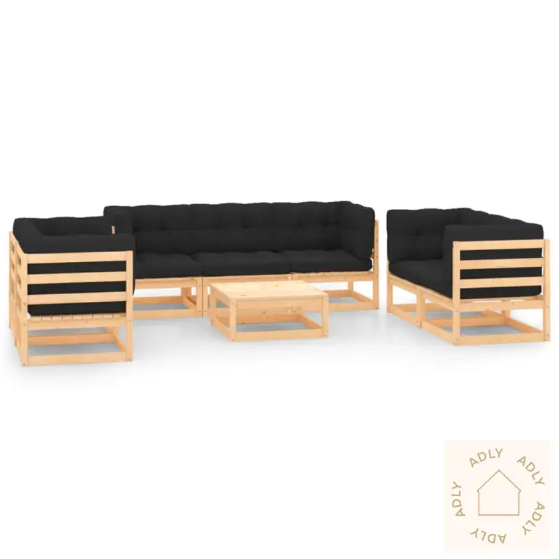 Hagesofagruppe Med Puter 8 Deler Heltre Furu