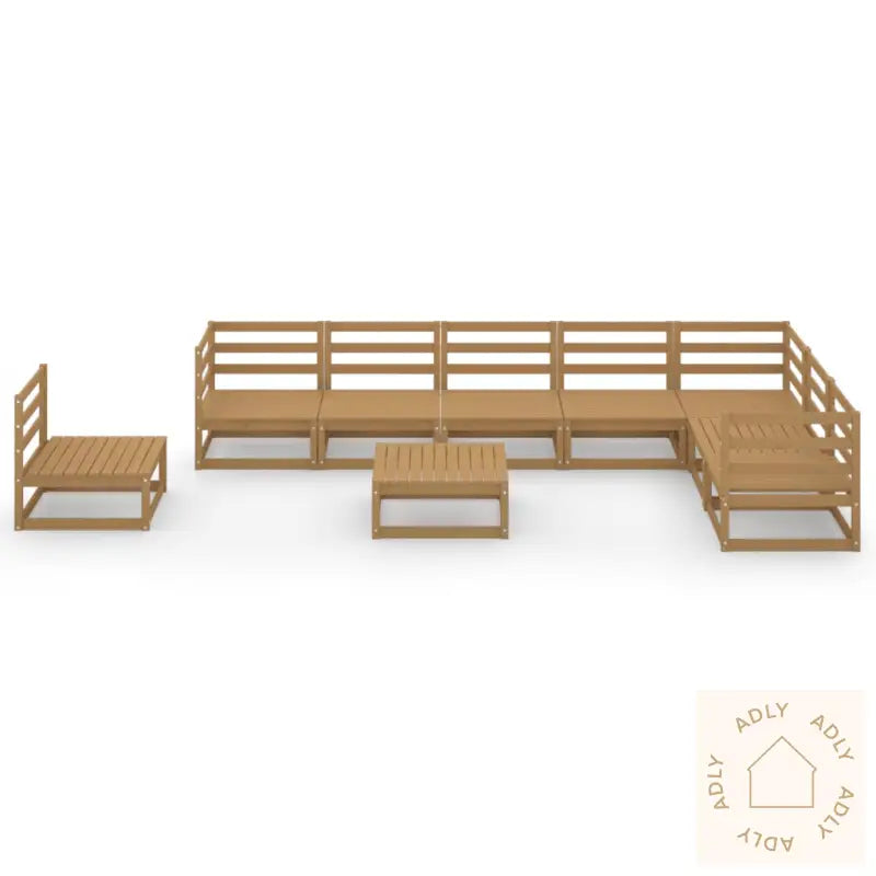 Hagesofagruppe 9 Deler Honningbrun Heltre Furu