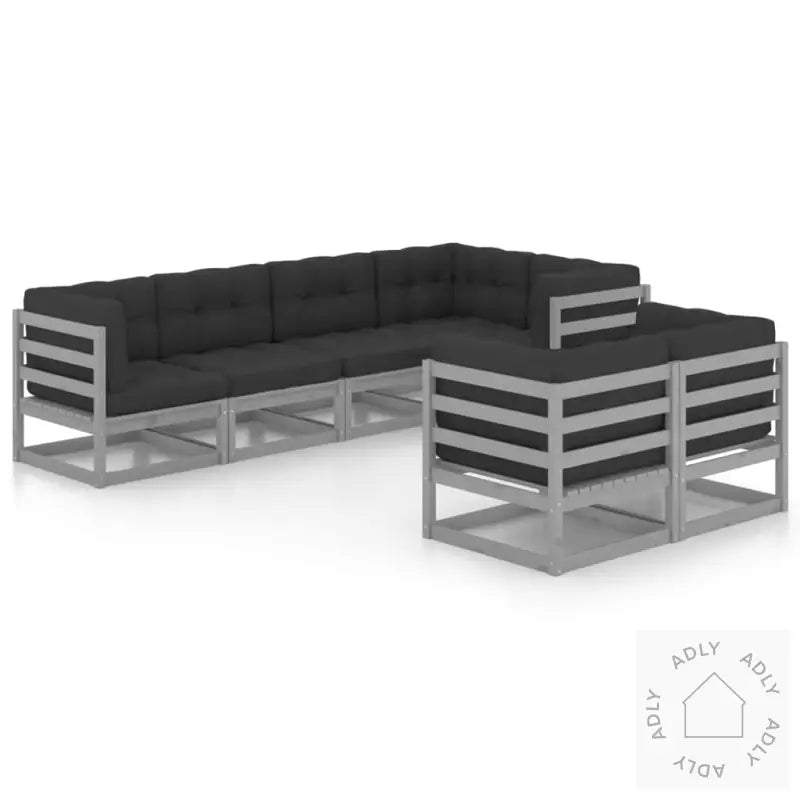 Hagesofagruppe Med Puter 7 Deler Heltre Furu
