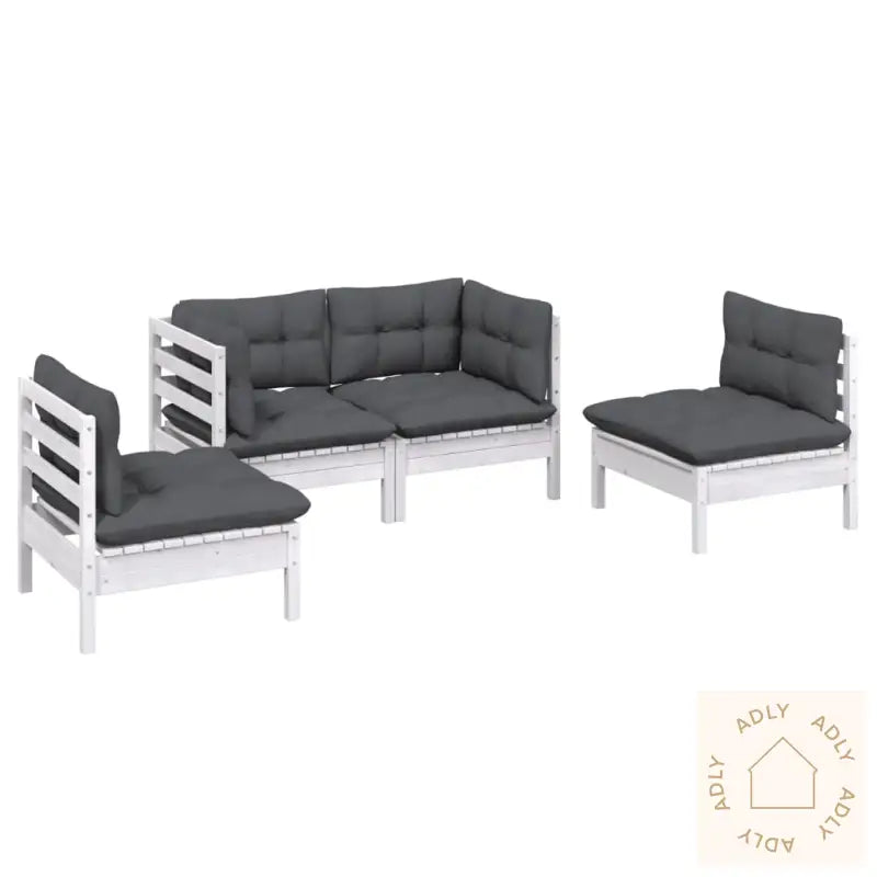 Hagesofagruppe Med Puter 4 Deler Heltre Furu