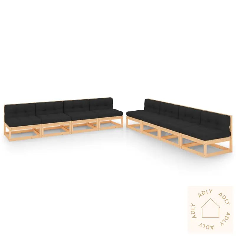 Hagesofagruppe Med Puter 8 Deler Heltre Furu