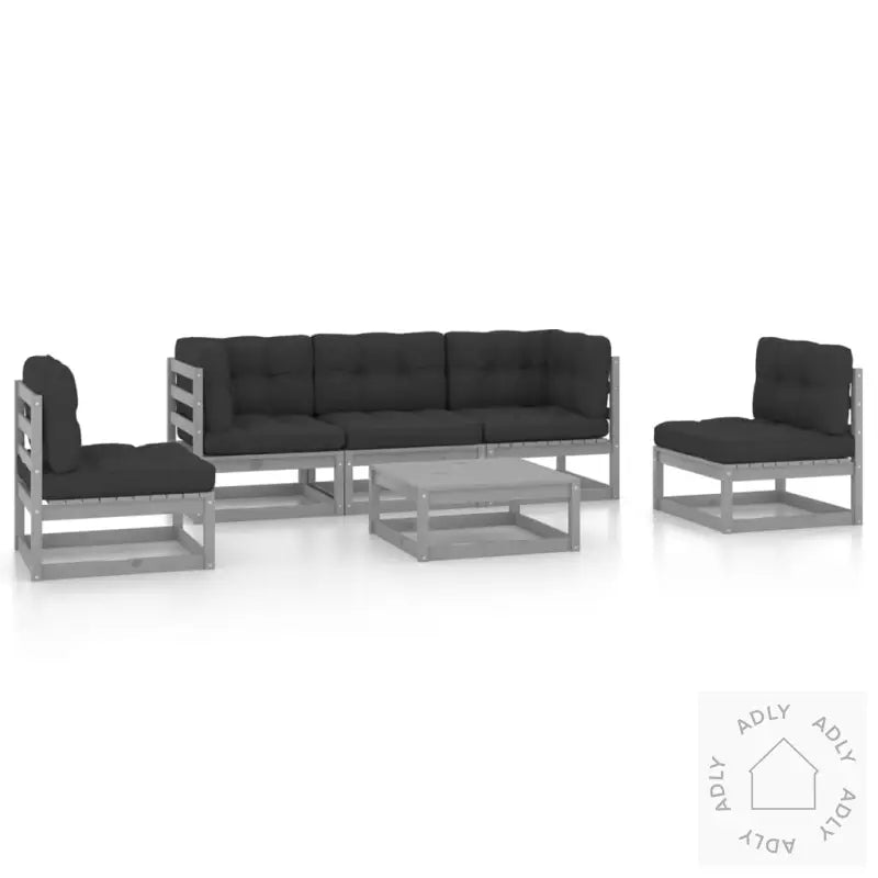 Hagesofagruppe Med Puter 6 Deler Heltre Furu