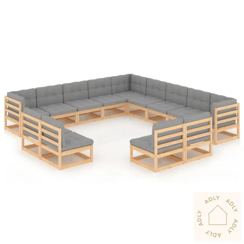 Hagesofagruppe Med Puter 13 Deler Heltre Furu