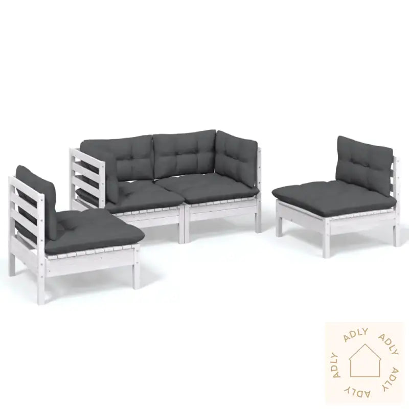 Hagesofagruppe Med Puter 4 Deler Heltre Furu
